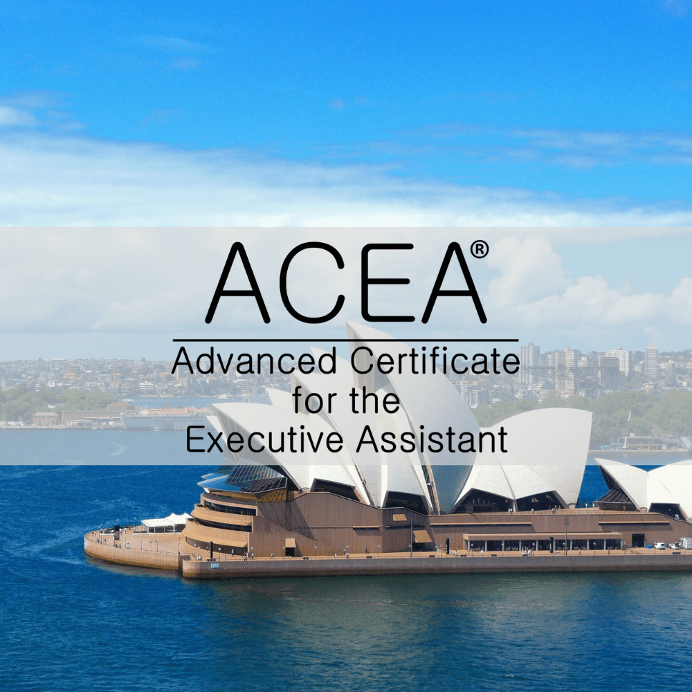 Advanced Certificate for the Executive Assistant: ACEA® Sydney