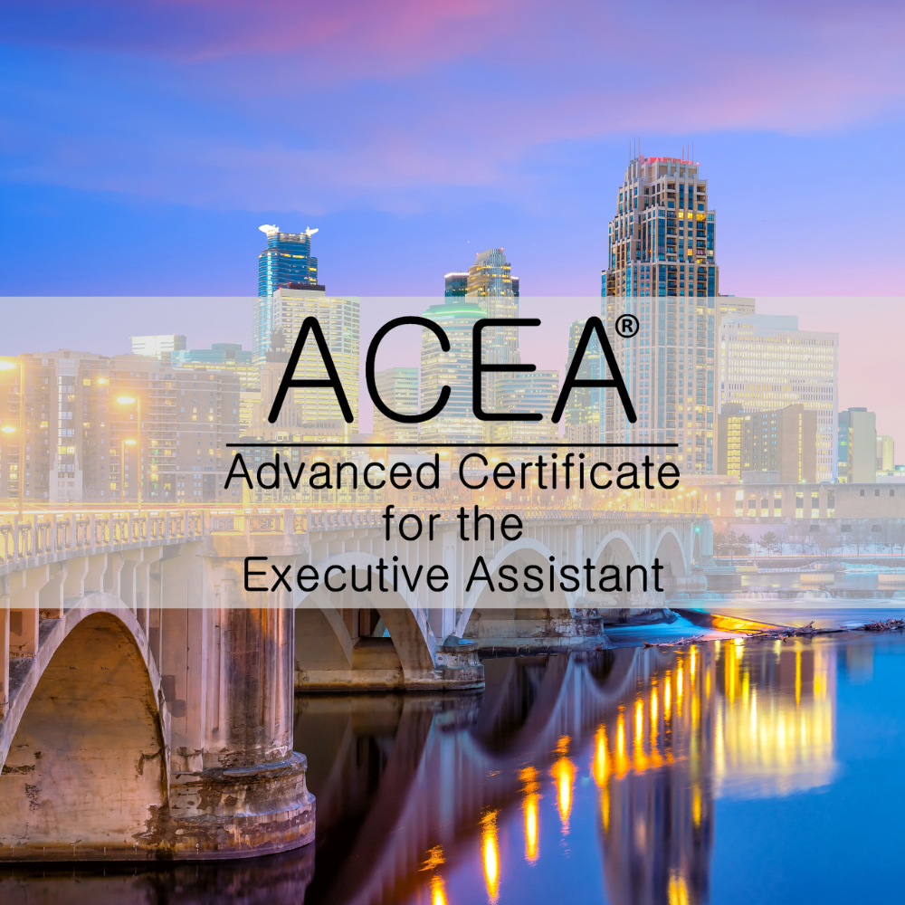 Advanced Certificate for the Executive Assistant: ACEA® Minnesota