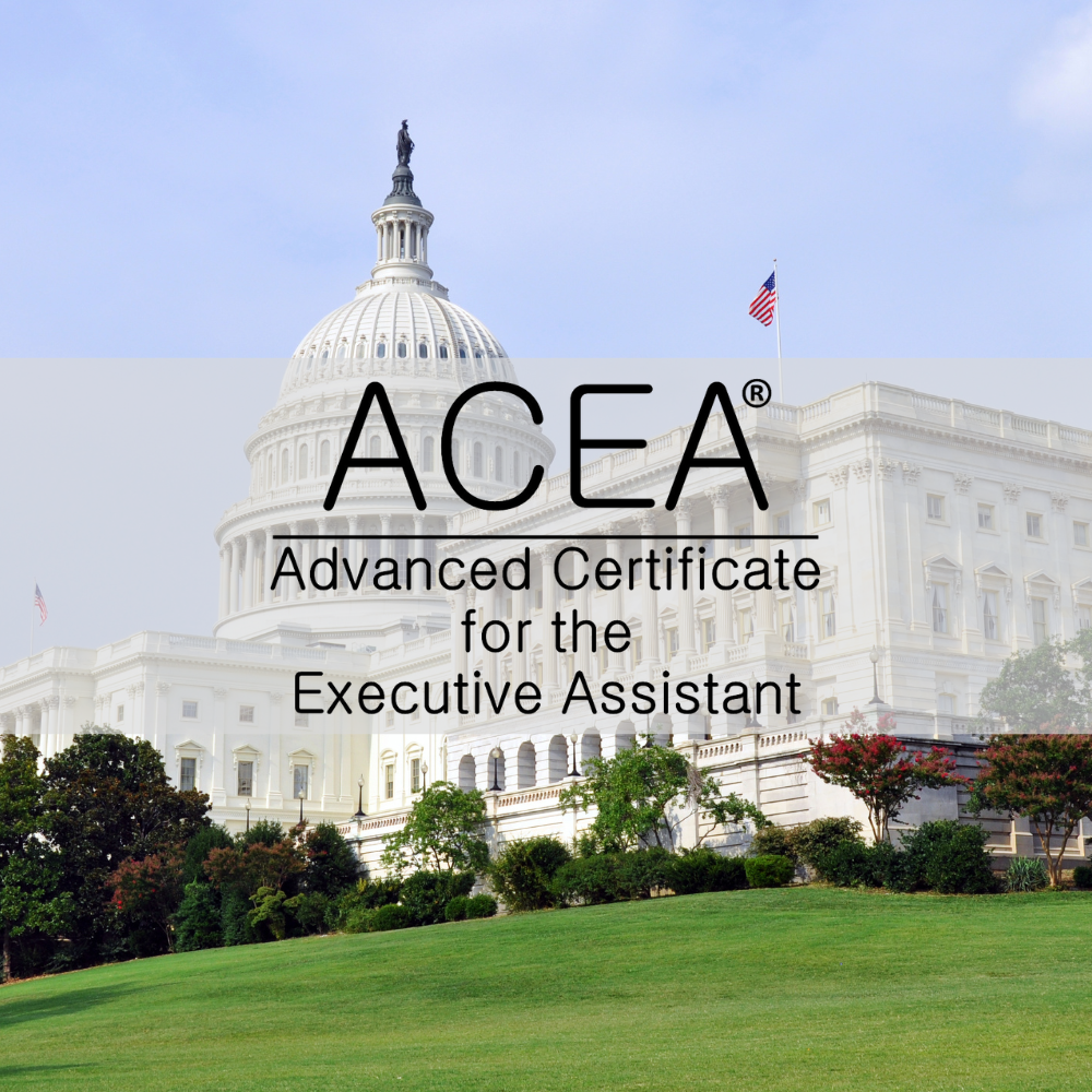 Advanced Certificate for the Executive Assistant: ACEA® Washington DC