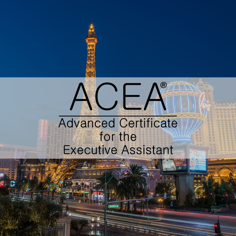 Advanced Certificate for the Executive Assistant: ACEA® Las Vegas